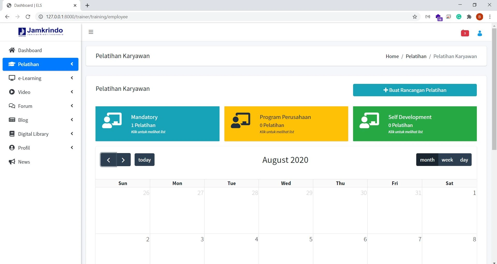Employee Learning Service PT Jamkrindo